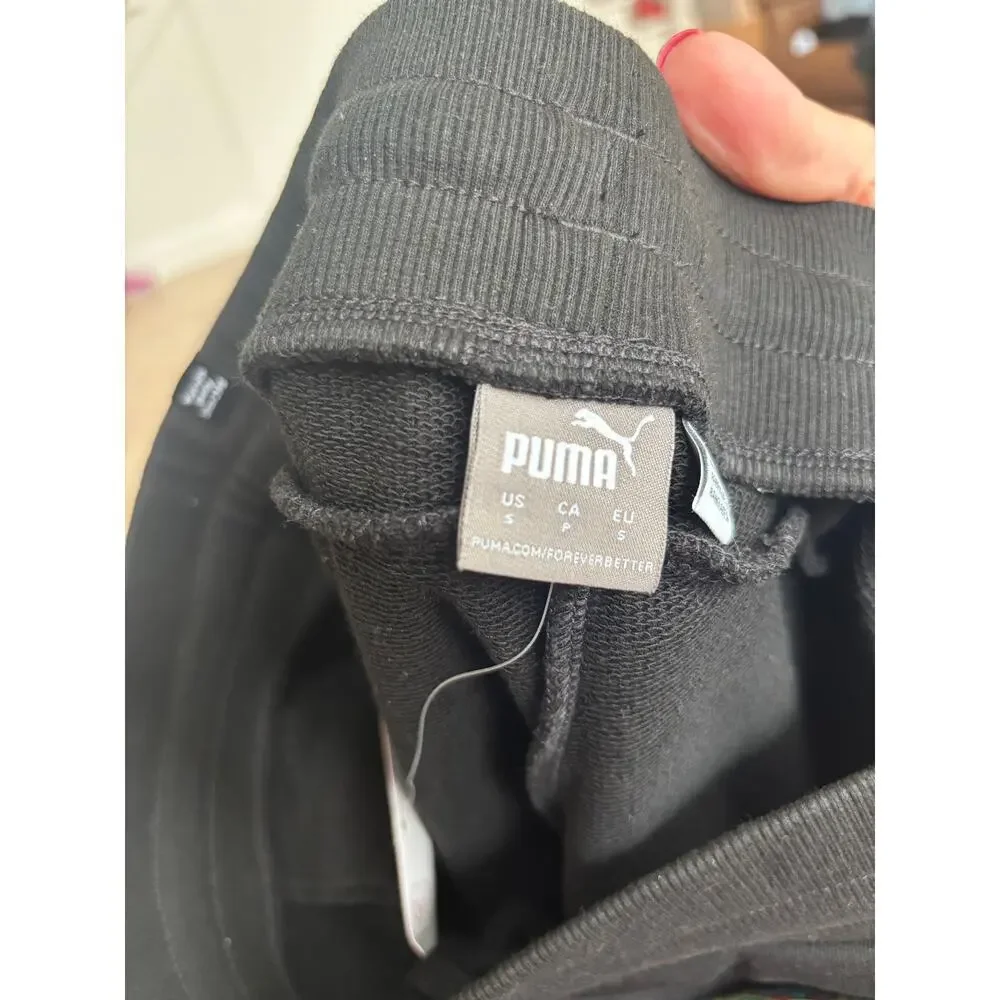 Puma Women's Black ESS Capri Regular Fit Sweatpants Size S - Picture 8 of 9